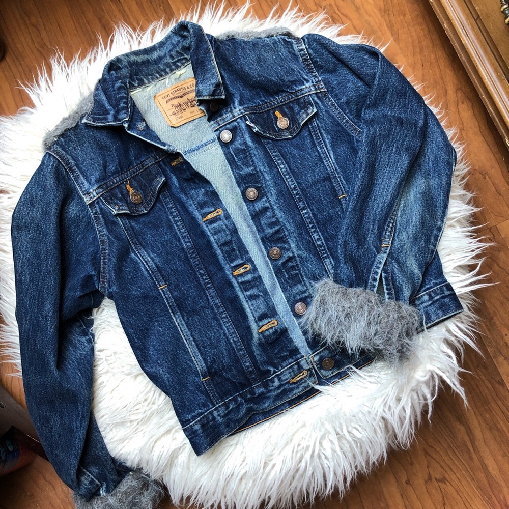 Faux fur Levi’s jacket